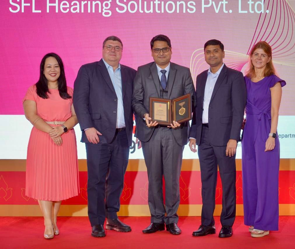 SFL Hearing Solutions Awarded Diamond Partner Award by Signia Hearing India